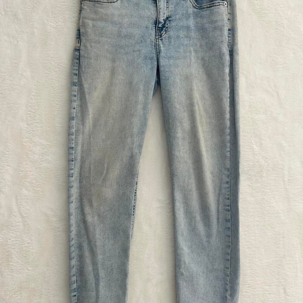 Banana Republic Mid-Rise Slim Jeans‎ Womens 28/6 Light Wash Stretch 26 Inseam